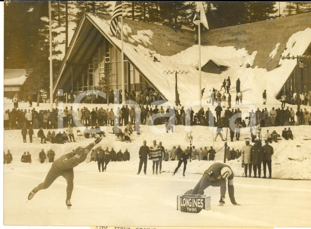 1960 SQUAW VALLEY WINTER OLYMPICS Speed skating - Toivo SALONEN Per-Olof BROGREN