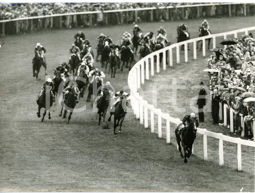 1956 EPSOM DERBY - LAVANDIN ridden by Pierre WERTHEIMER winning the race *Photo