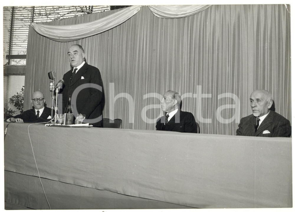 1960 TORINO Inaugurazione SAMIA - Discorso di on. Giovanni BOVETTI *Foto 18x13