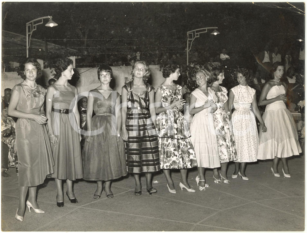 1955 SANTA MARINELLA Elezione MISS FRENCH CANCAN - Il gruppo delle concorrenti