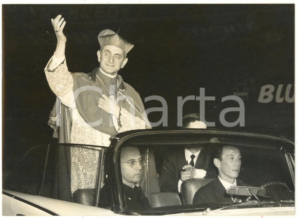 1963 MILANO VIGORELLI Notte della PENTECOSTE - Card. Giovanni Battista MONTINI