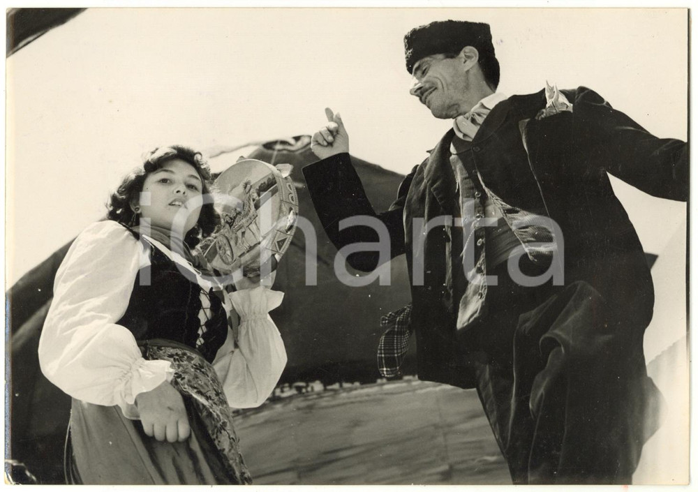 1955 ca CATANIA Festival della Canzone - Danze tradizionali con tamburello *Foto