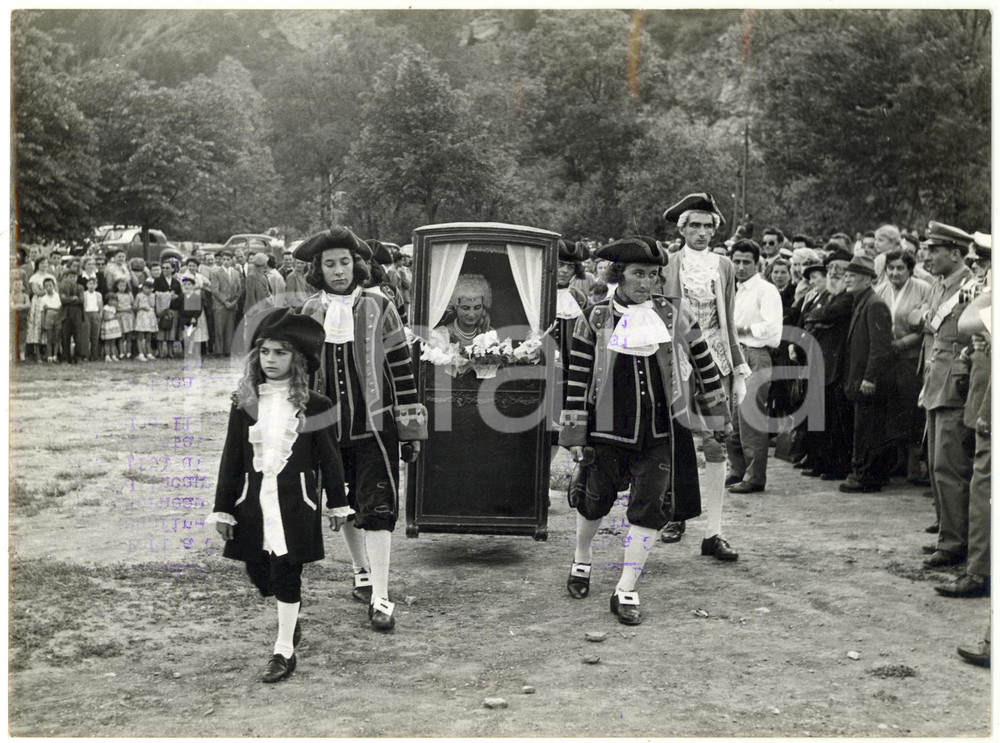 1955 OULX Festa dell'amicizia italo-francese - Rievocazione storica nozze *Foto