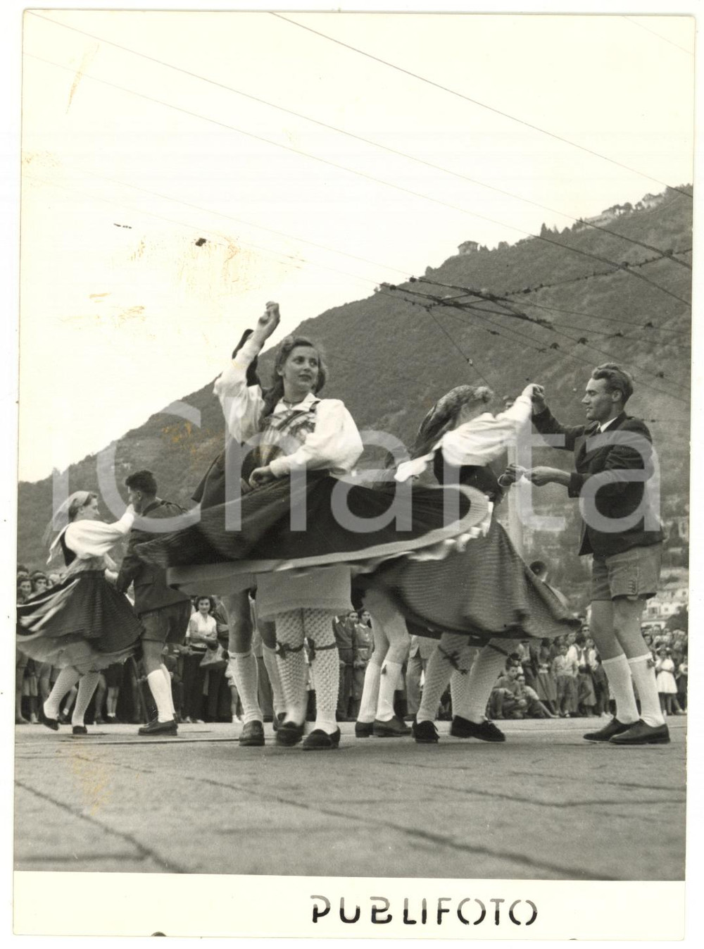1954 COMO Raduno Folcloristico Internazionale - Ballo degli austriaci *Foto
