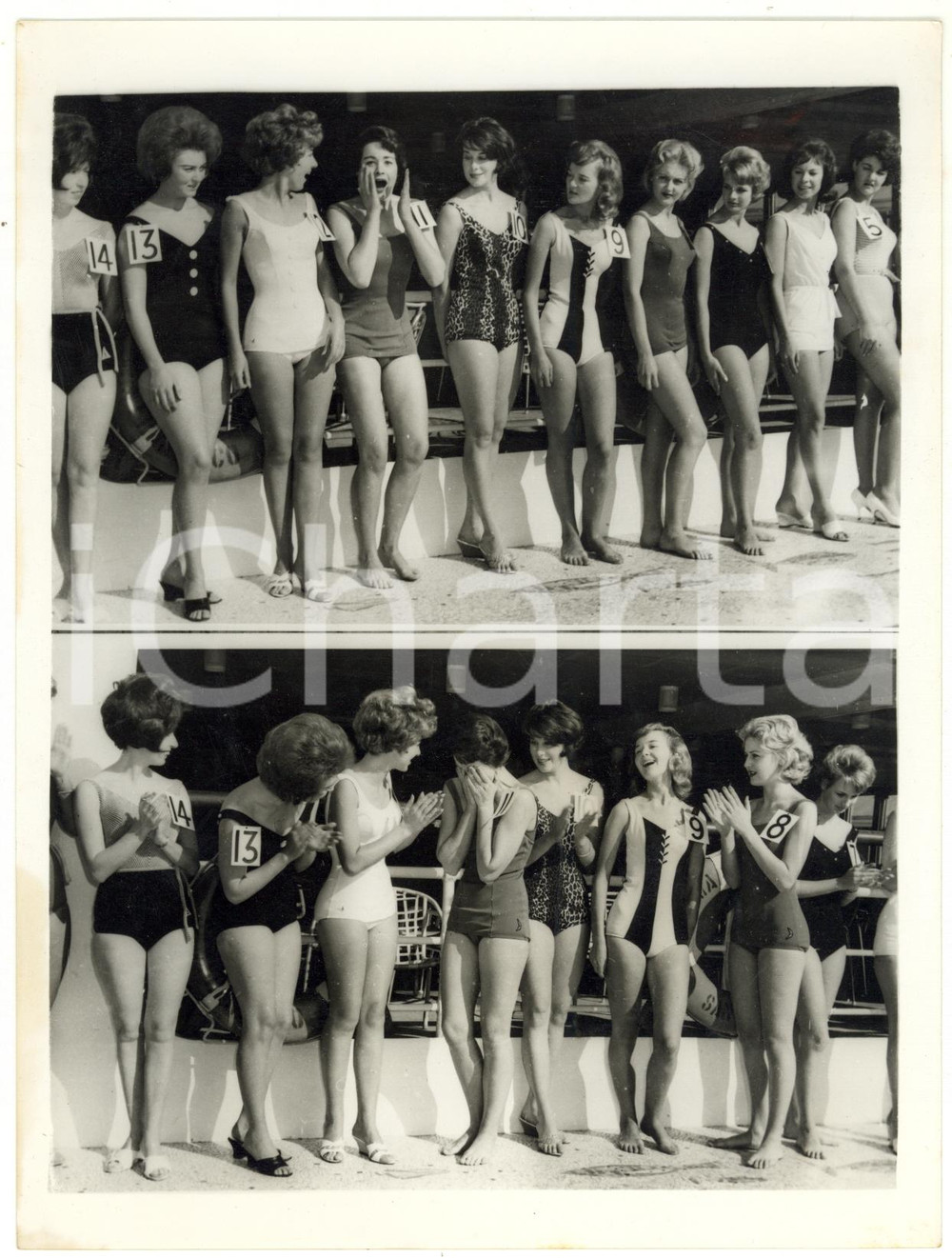 1962 SYDNEY HARBOUR T/n SS MARIPOSA - Daphne COATSWORTH winning MISS MOVIE BALL