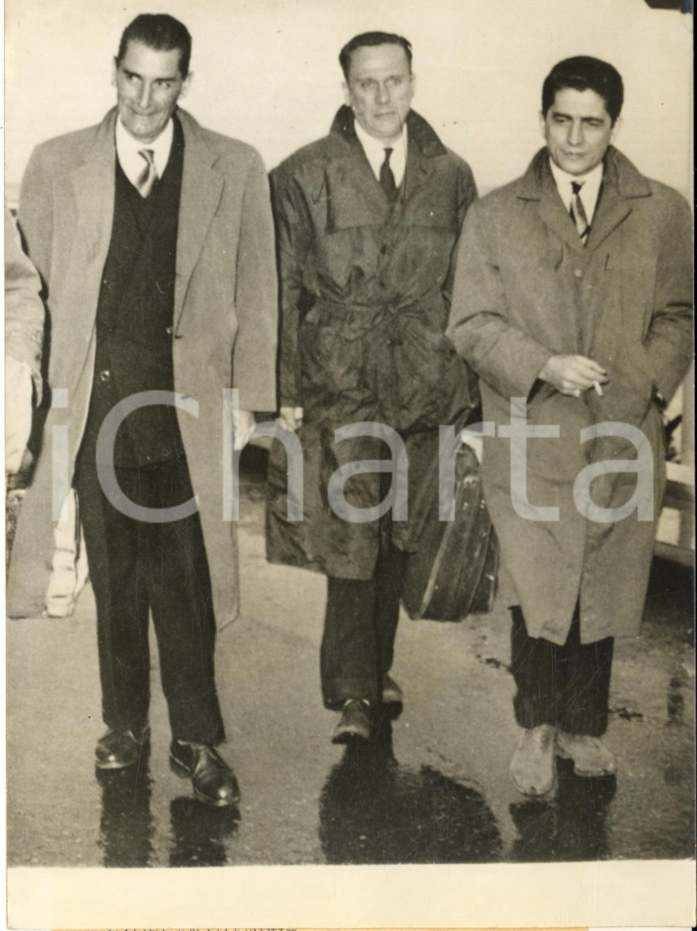 1960 NICE Furto alla "Colombe d'Or" - Louis-Paul de COENE arrestato *Foto 13x18