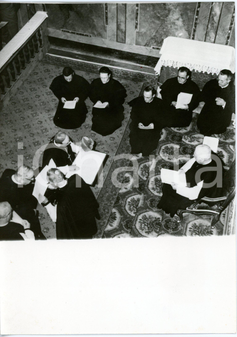 1958 VATICANO Vigilia Conclave - Giuramento Mons Petrus Canisius Jean VAN LIERDE