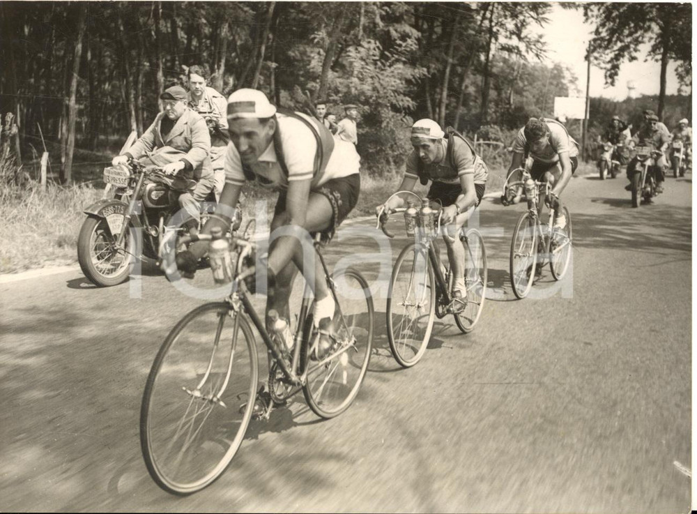 1952 CICLISMO TOUR DE FRANCE Gerrit VOORTING in fuga - Foto 16x12 cm