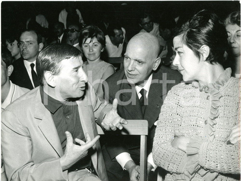 1965 BARI - IV° CANTAGIRO - I cantanti Renato RASCEL e Gino BECHI *Foto
