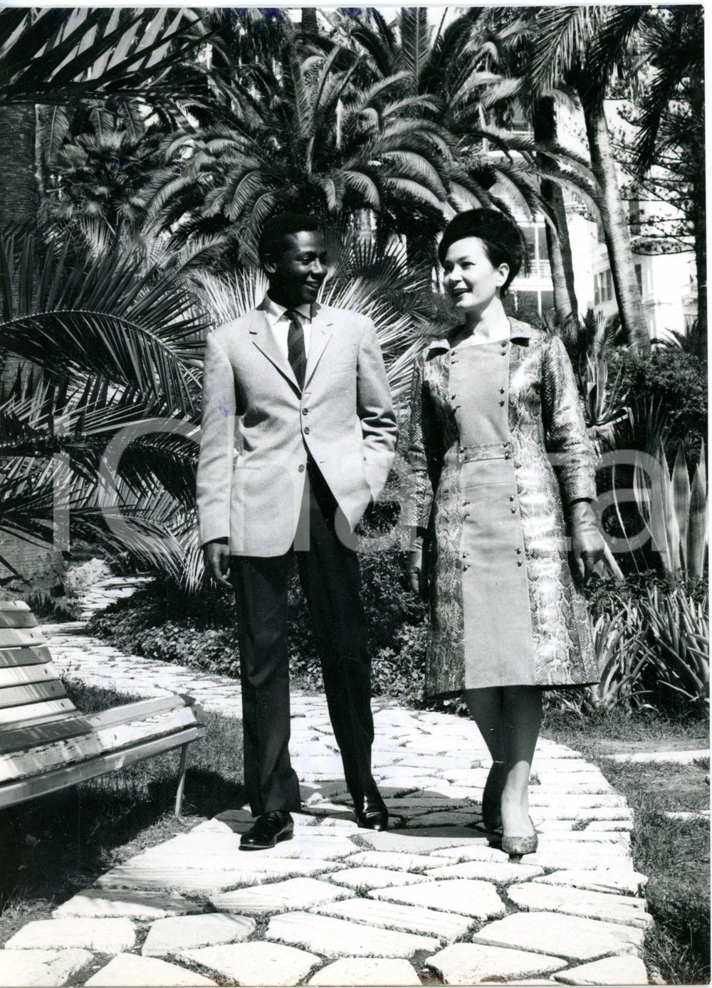1963 SANREMO Festival moda maschile - Hal FREDERICK in abito SIVIGLIA