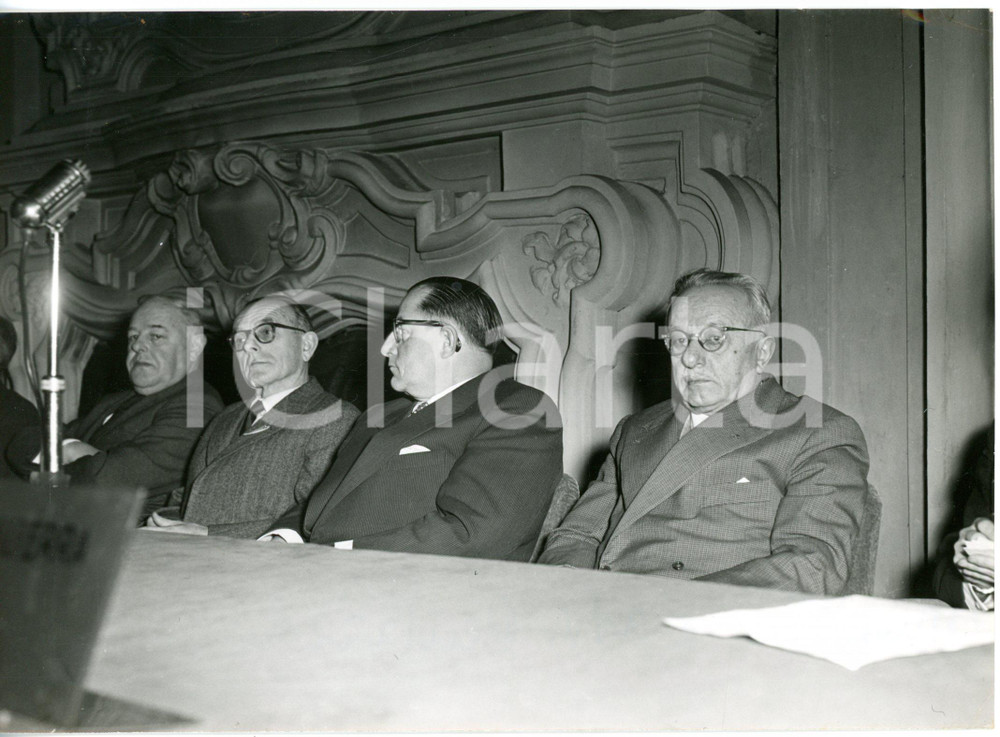 1957 TORINO PALAZZO MADAMA Inaugurazione CECC - Émile HAMILIUS Giacomo CENTAZZO