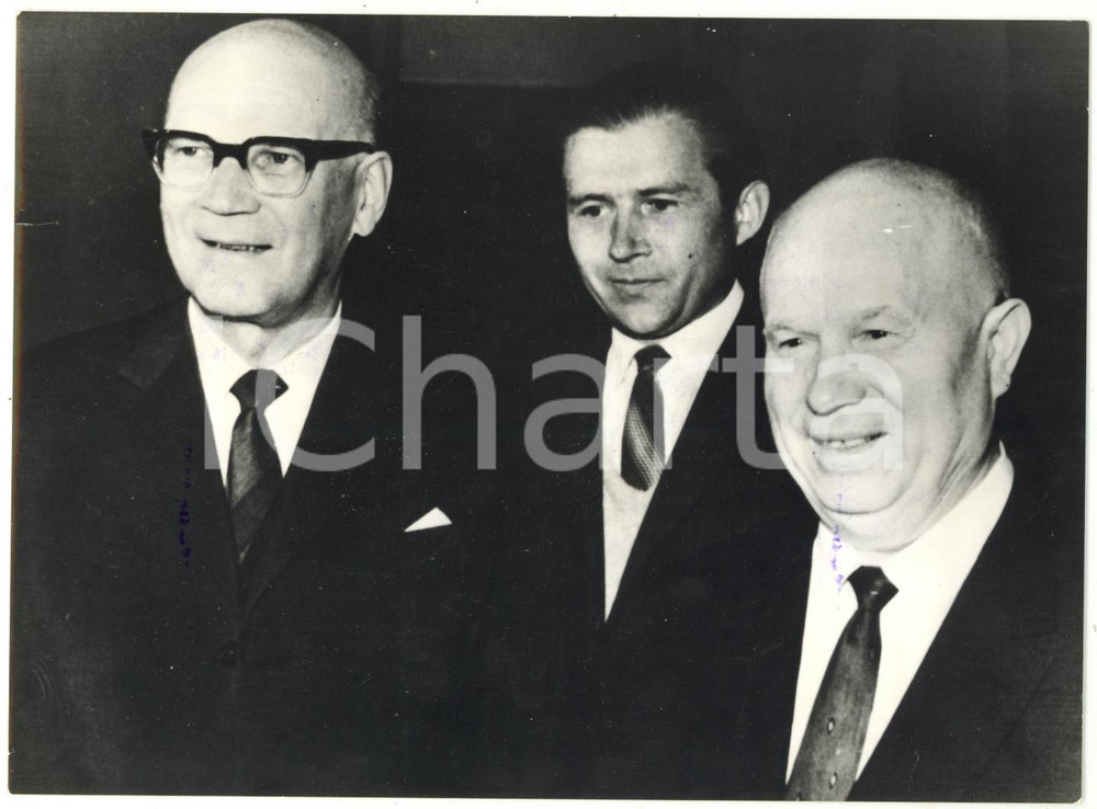 1962 MOSCA Nikita KRUSCIOV riceve il presidente finlandese Urho KEKKONEN *Foto
