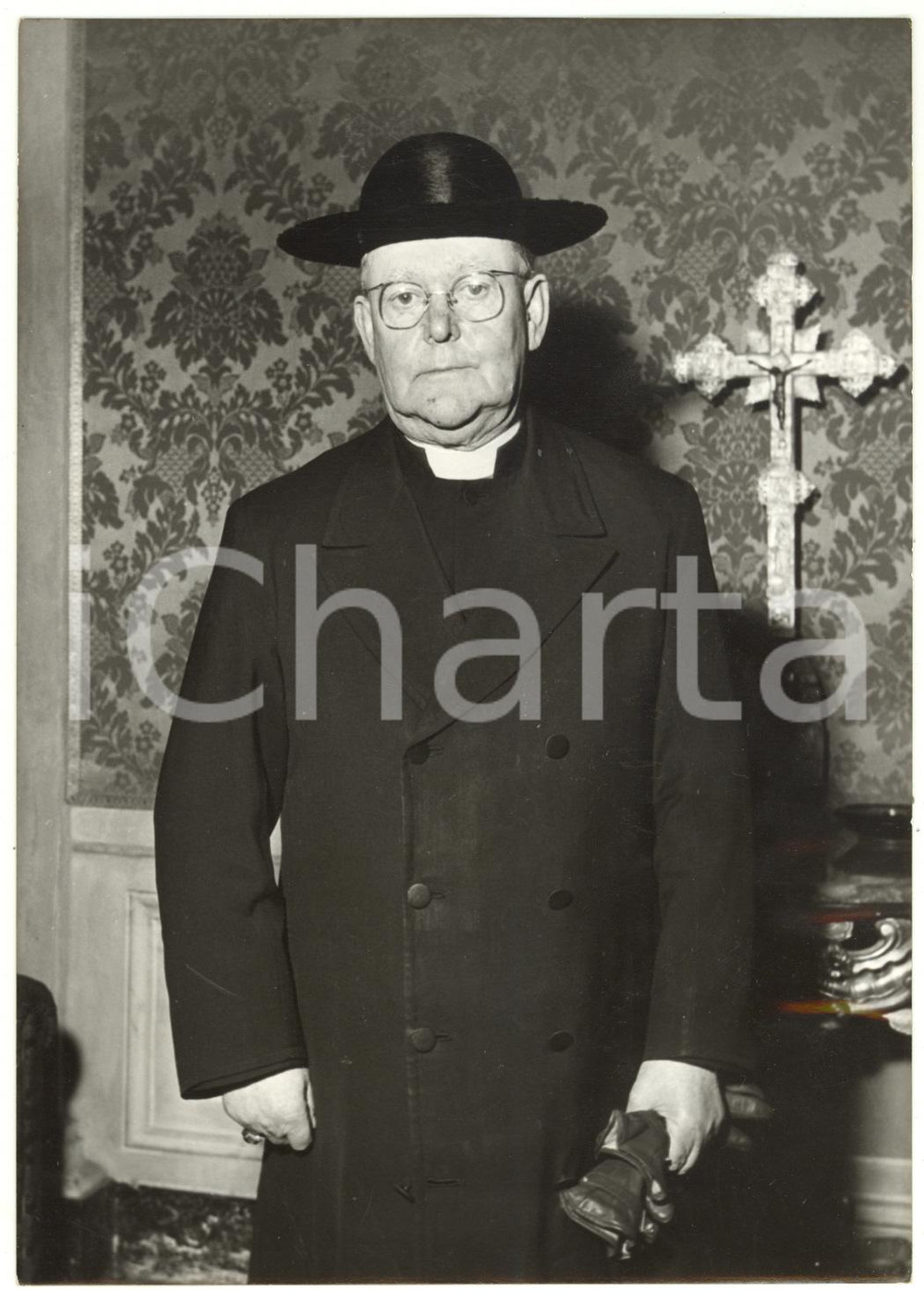 1958 ROMA Venerabile Collegio Inglese - Il neo cardinale William GODFREY *Foto