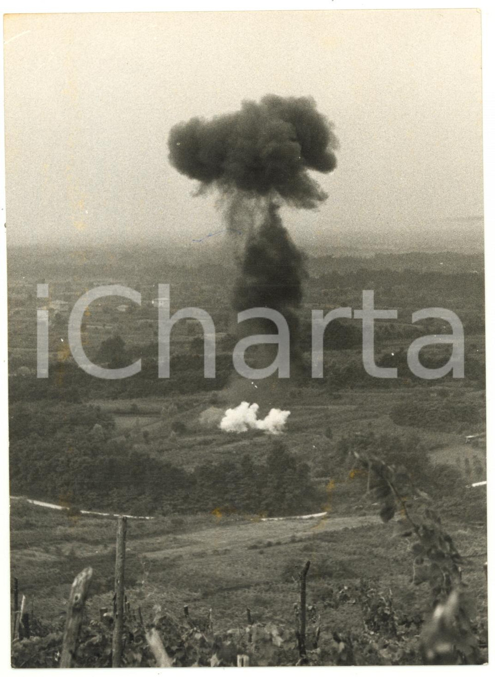 1958 GATTINARA - ESERCITO Manovre "Freccia Azzurra II" - Esplosione di una bomba
