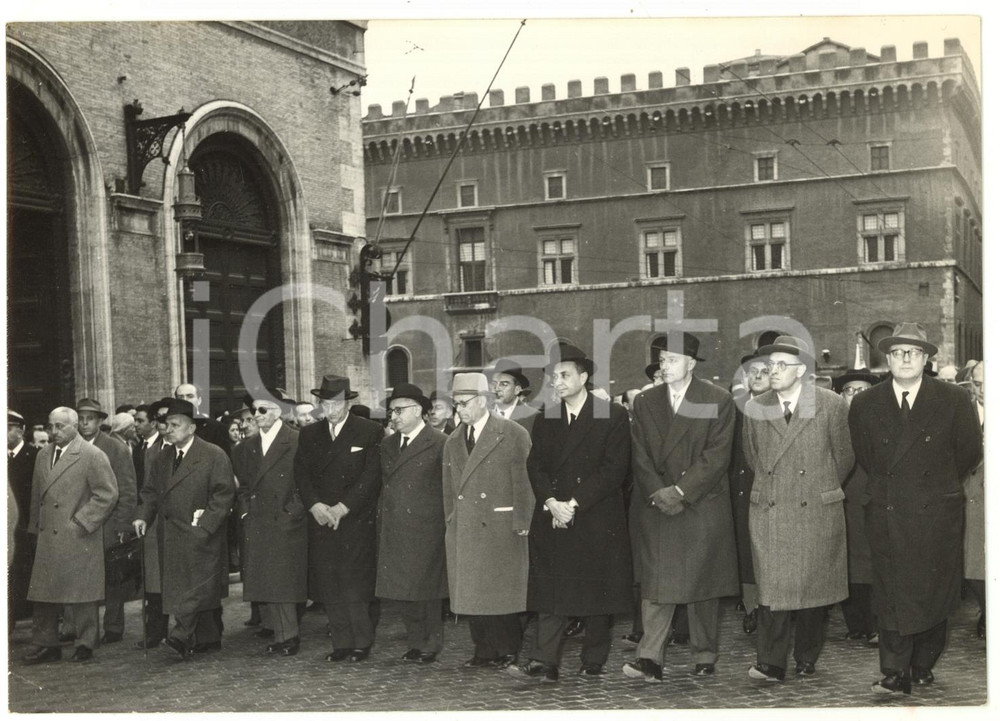 1960 ROMA Funerali Adone ZOLI - Antonio SEGNI Luigi EINAUDI Aldo MORO - Foto