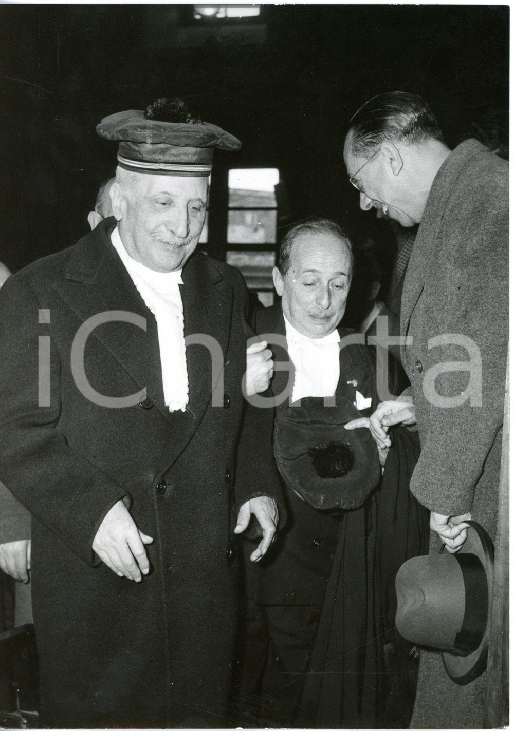 1955 ca NAPOLI - Presidente Corte Costituzionale Enrico DE NICOLA *Foto 13x18