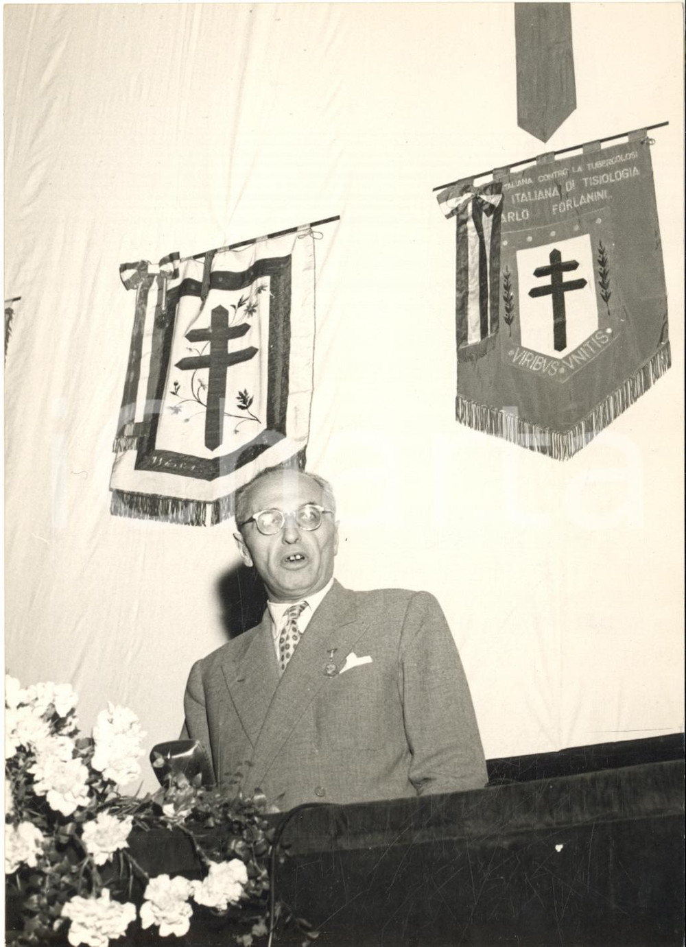 1953 TORINO Congresso di Tisiologia - Discorso Alto Commissario Tito TESSITORI