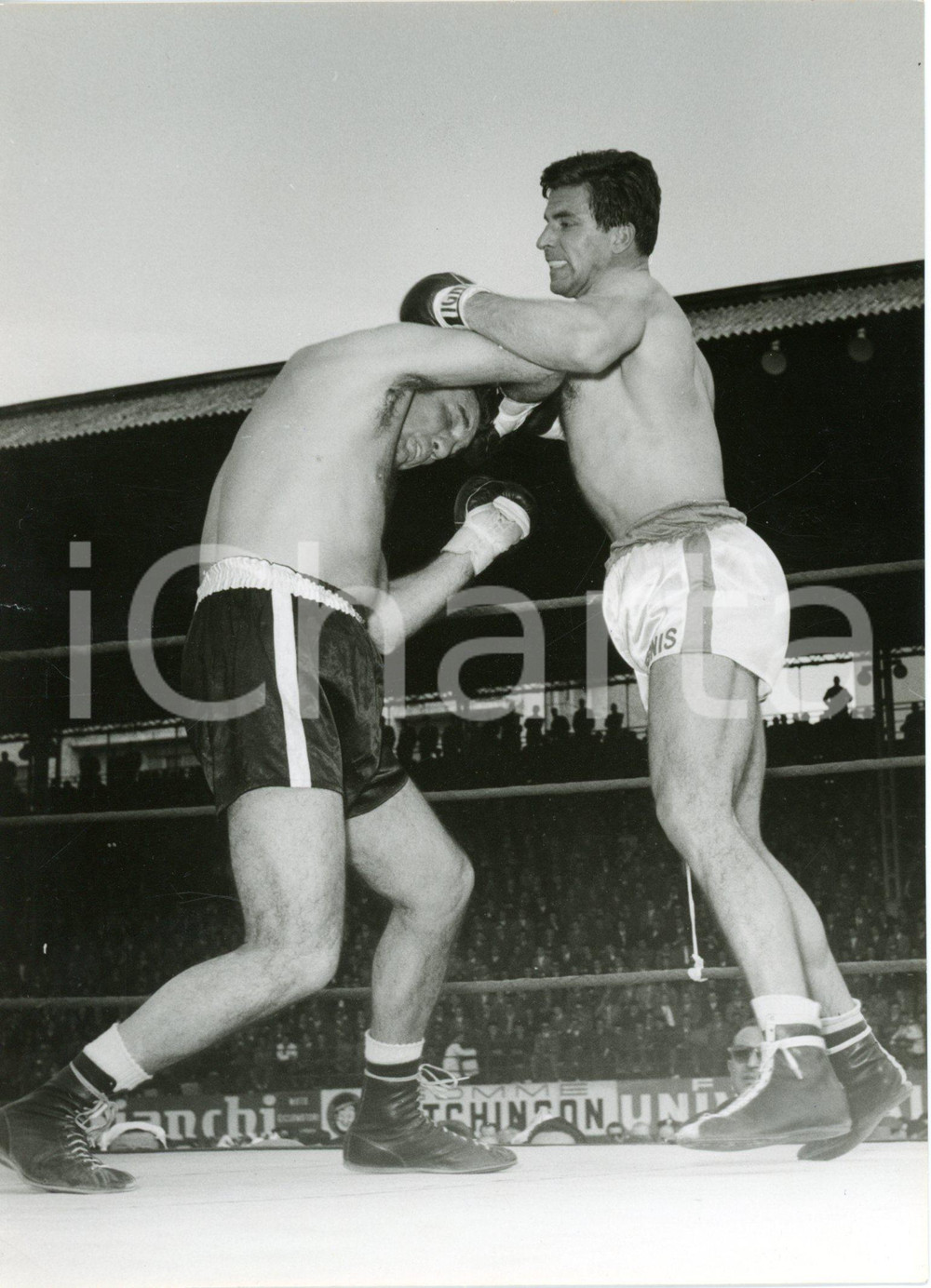 1958 MILANO Palalido - BOXE Pesi mediomassimi - Giacomo BOZZANO vs Joey MAXIM