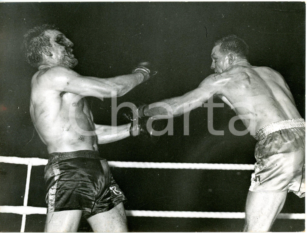 1959 LONDON - BOXE British heavyweight title - Henry COOPER vs Brian LONDON
