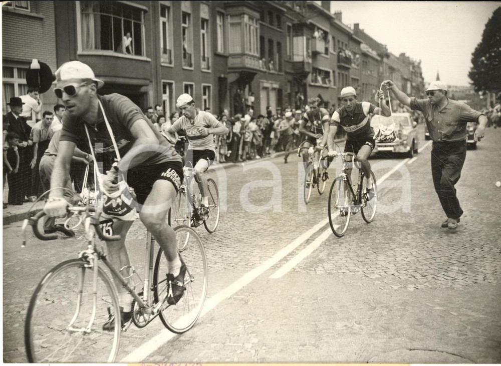 1957 CYCLISME TOUR DE FRANCE Jean BOBET Jacques ANQUETIL Fernand PICOT Photo