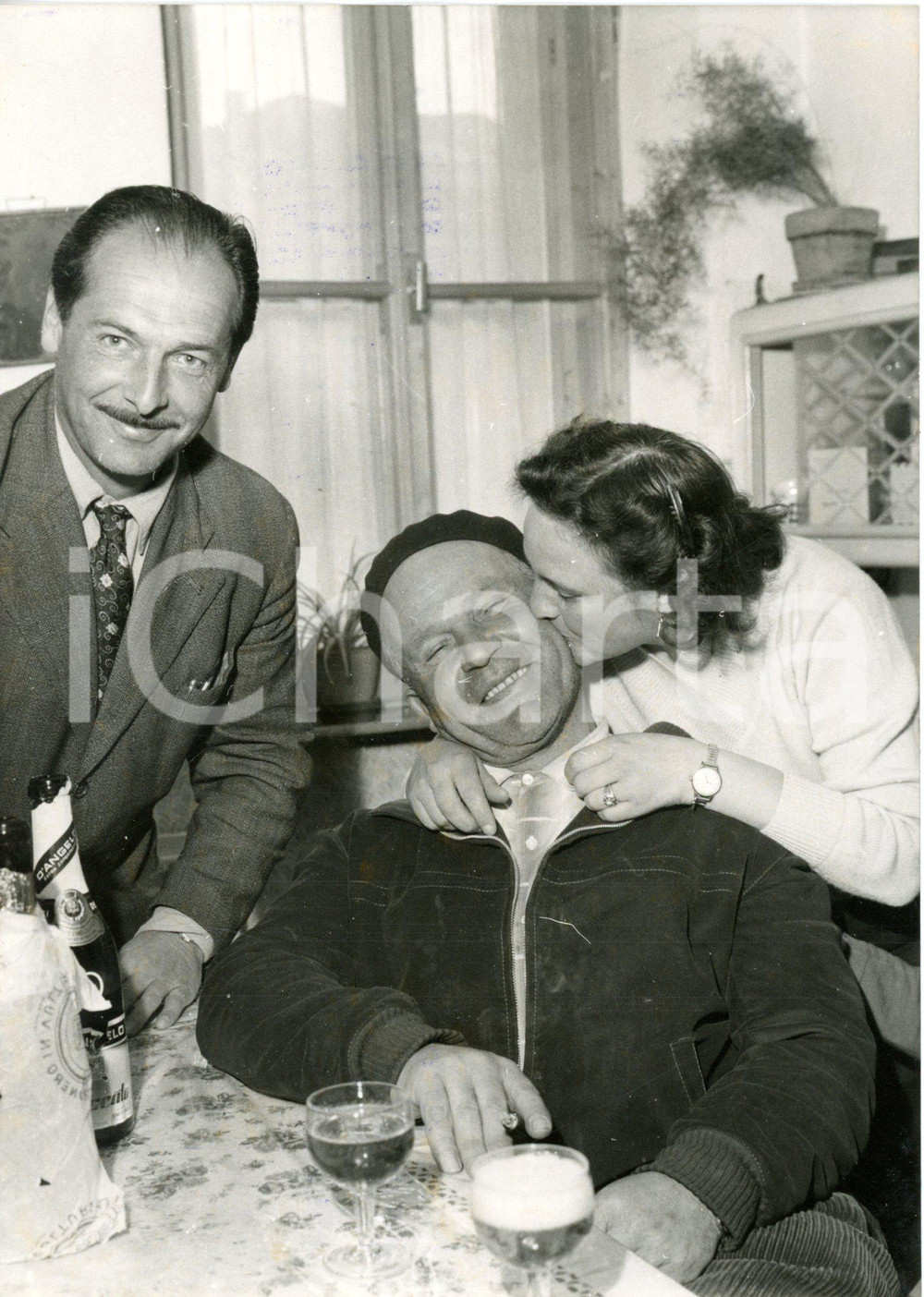 1959 PEAIO (BL) VINCITA TOTOCALCIO Roberto CALDARAT e Romeo GIACIN con la moglie