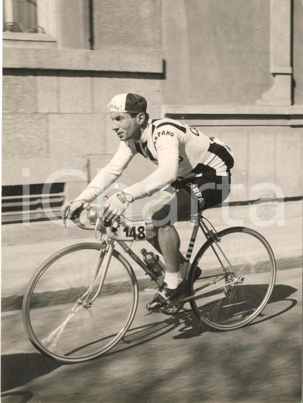 1958 CICLISMO - MILANO-TORINO Nino DEFILIPPIS in gara *Foto 13x18 cm