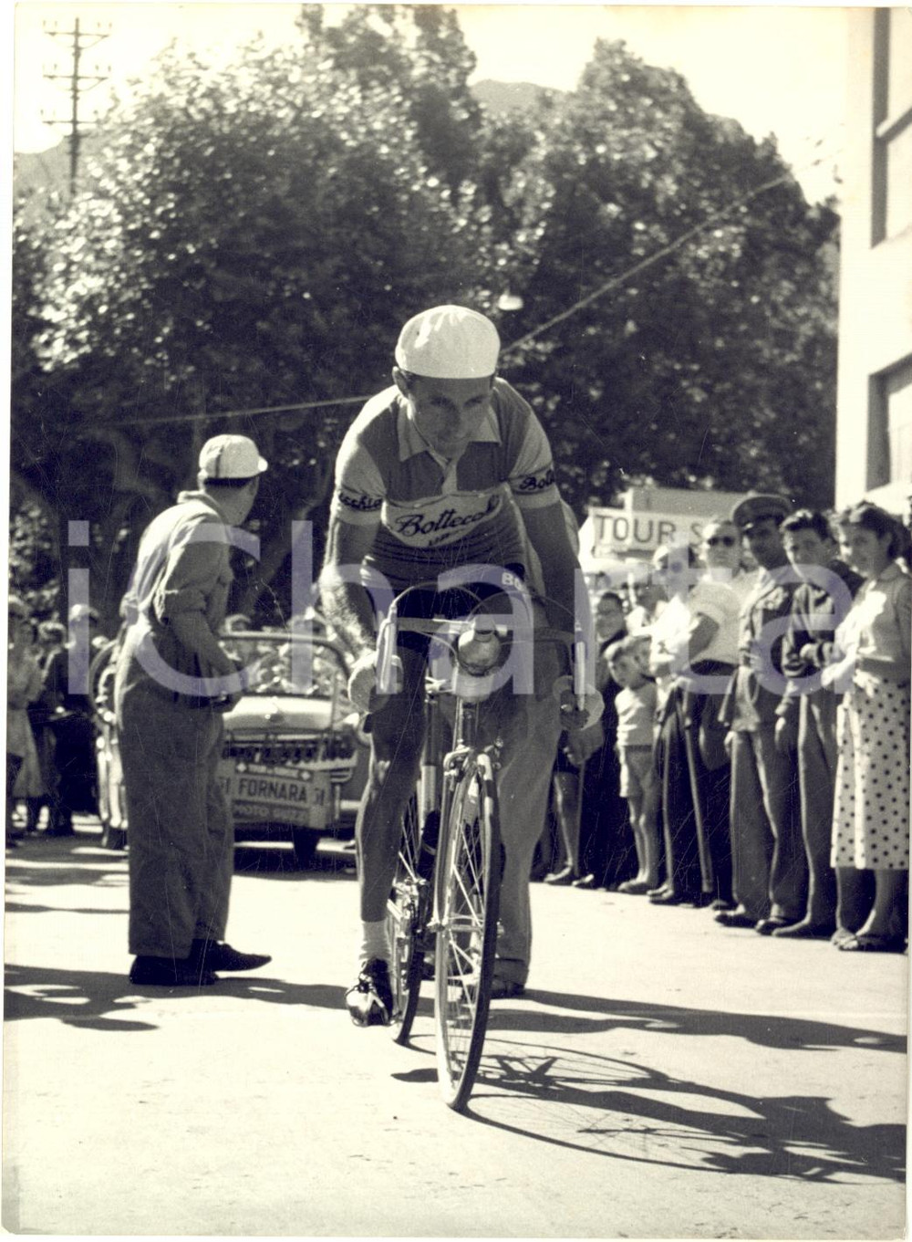 1954 TOUR DE SUISSE Tappa LECCO-LUGANO Pasquale FORNARA nella crono *Foto