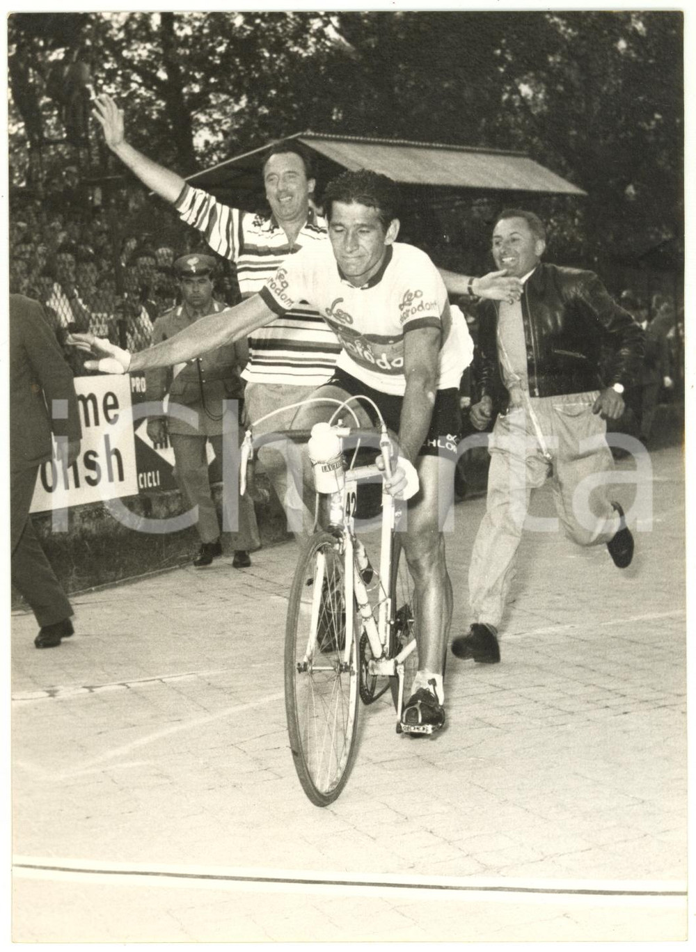 1956 VARESE CICLISMO - TRE VALLI VARESINE Il vincitore Gastone NENCINI *Foto