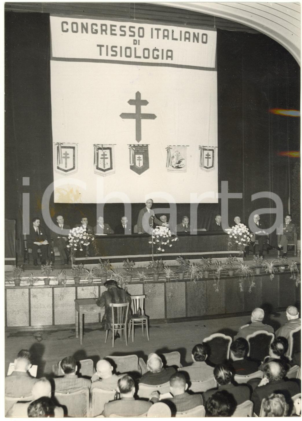 1953 TORINO Teatro Nuovo - Congresso di Tisiologia - Discorso di Amedeo PEYRON