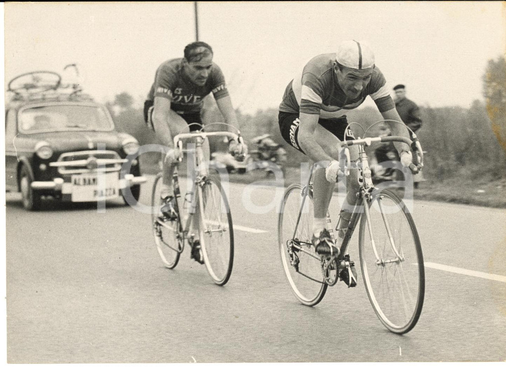 1956 CICLISMO TROFEO BARACCHI Giorgio ALBANI Donato PIAZZA *Foto 18x13 cm