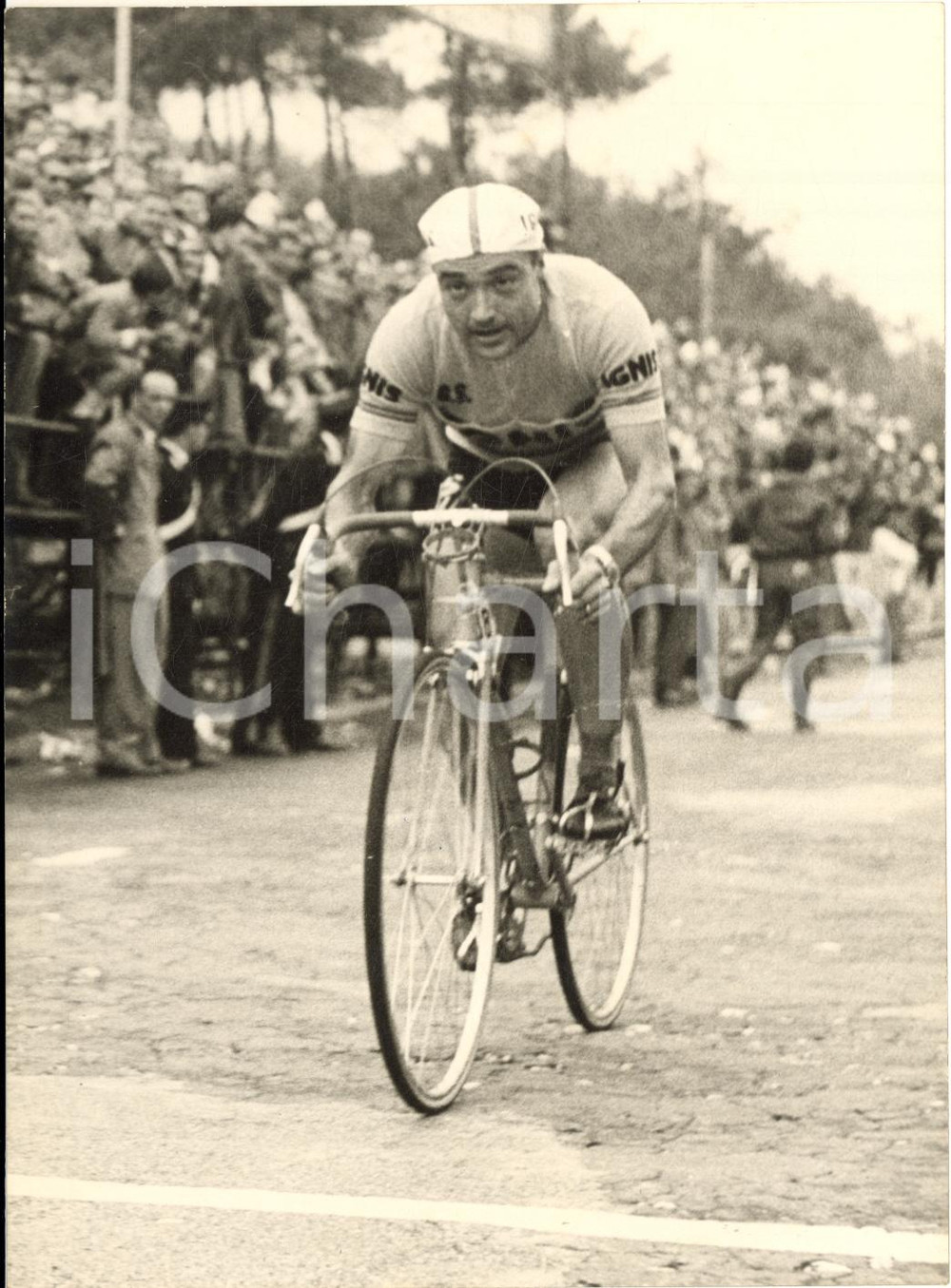 1957 GIRO D'ITALIA Miguel POBLET vince cronometro MONTECATINI-FORTE DEI MARMI