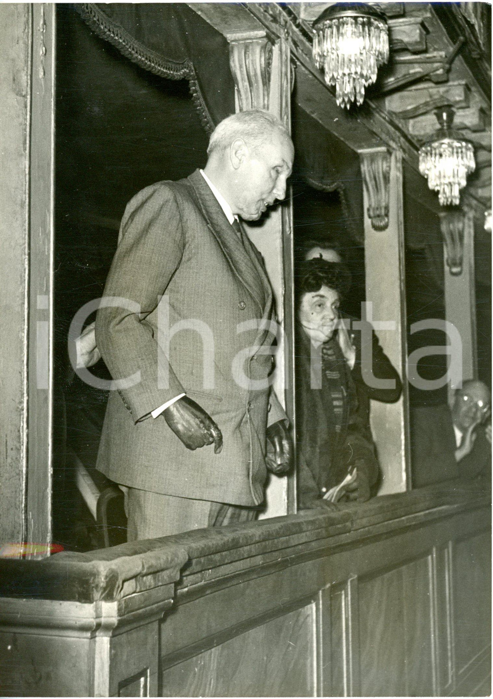 1953 ROMA TEATRO VALLE Manifestazione per italianità di Trieste - Carlo DELCROIX