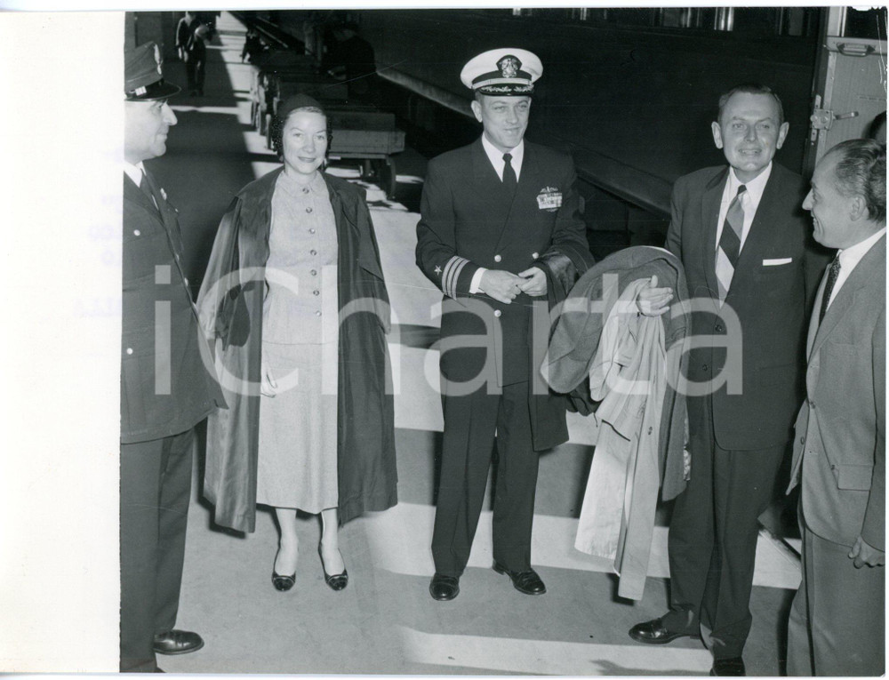 1958 TORINO - Comandante US NAVY William ANDERSON visita stabilimenti FIAT