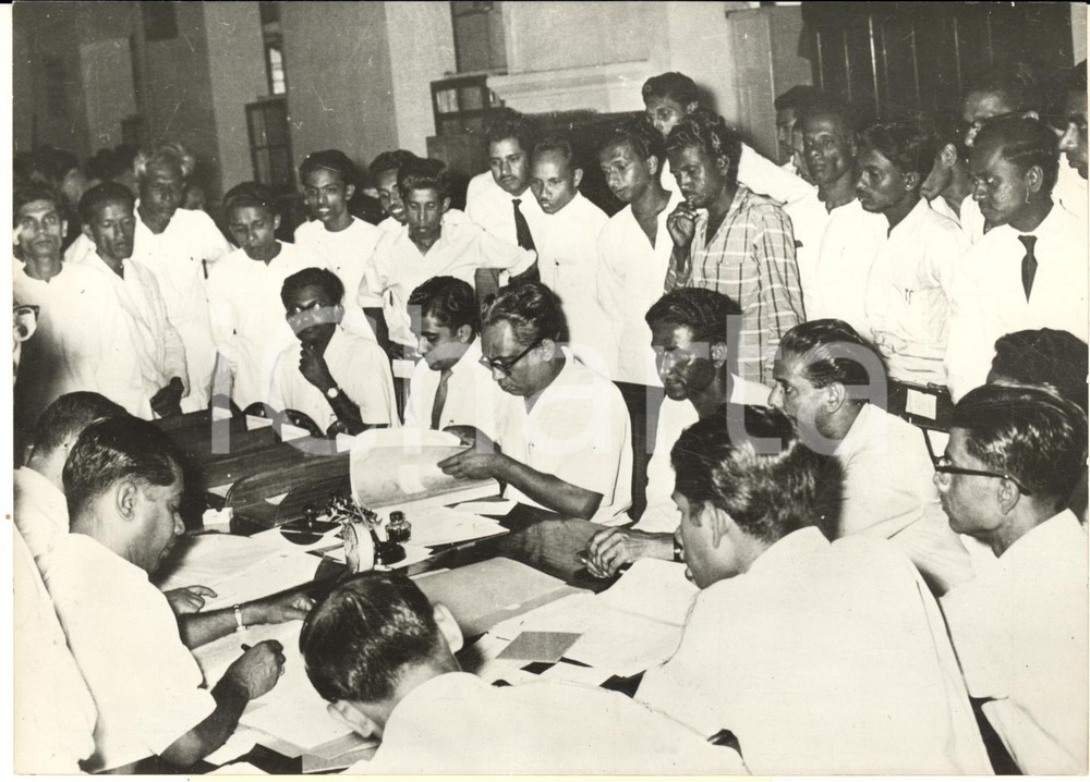 1960 COLOMBO (SRI LANKA) Elezioni per il Parlamento - Iscrizione dei candidati