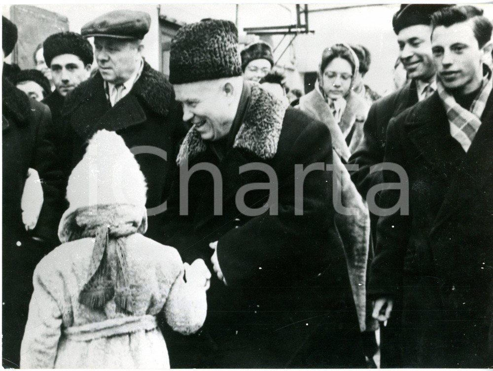 1962 MOSCOW Elezioni Soviet Supremo URSS - Nikita KHRUSHCHEV *Foto 18x13