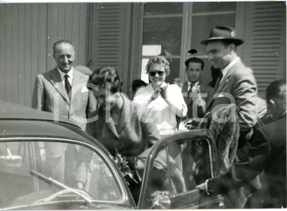 1955 Aeroporto TORINO CASELLE - Arrivo della principessa Maria Pia di Savoia