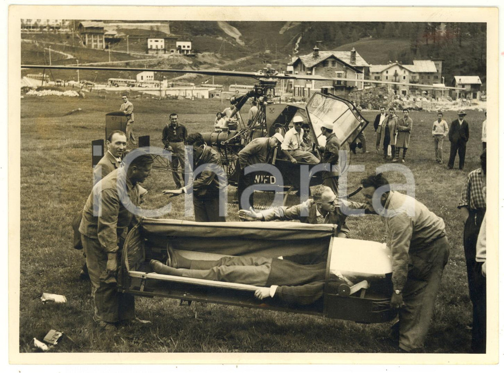 1957 PLATEAU ROSÀ Presentazione elicotteri SUD AVIATION Alouette II e Djinn