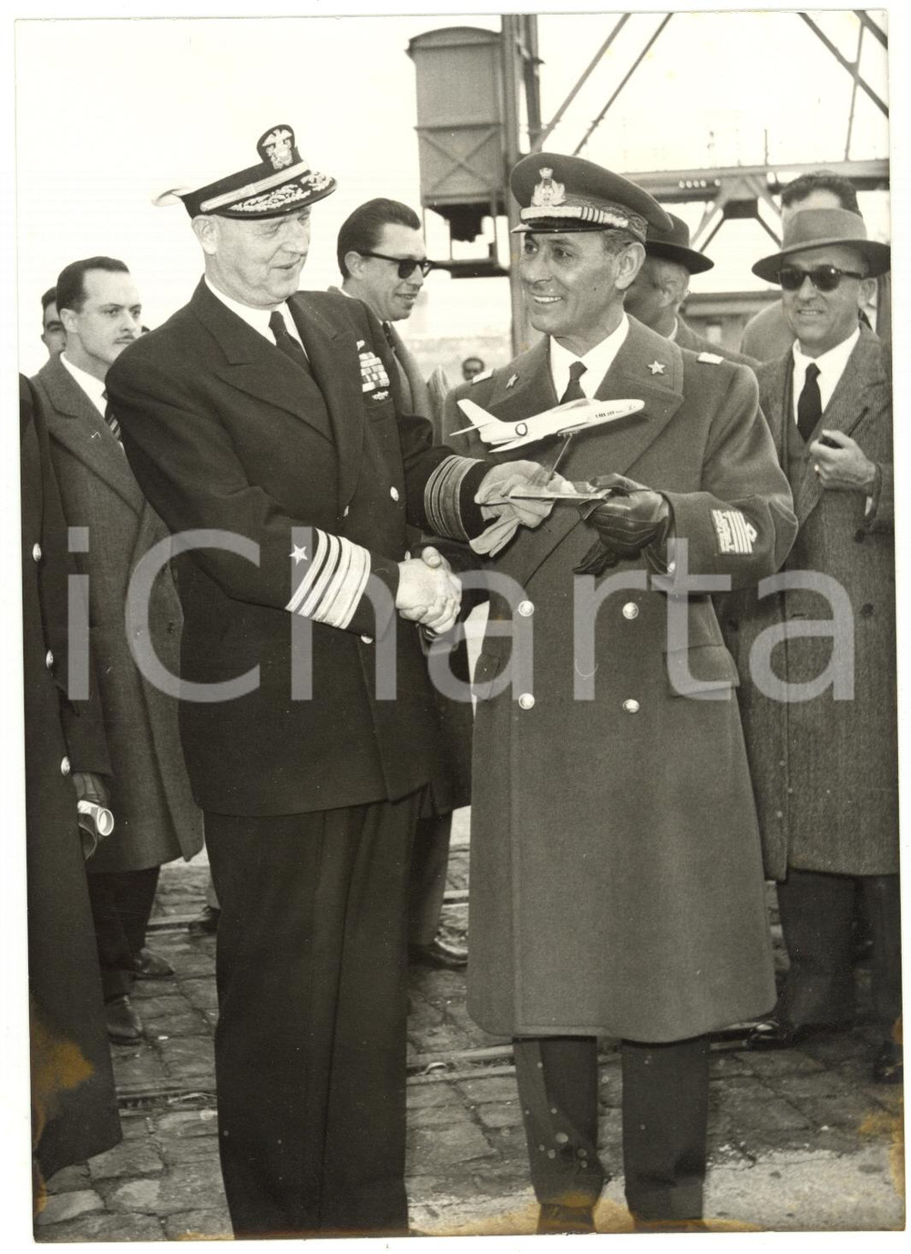 1958 NAPOLI Consegna materiale aeronautico USA - Silvio NAPOLI John M. WILL