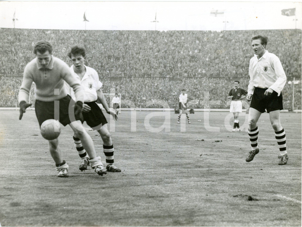 1959 LONDON FOOTBALL Schoolboys International - England-Germany - Peter RECLIK