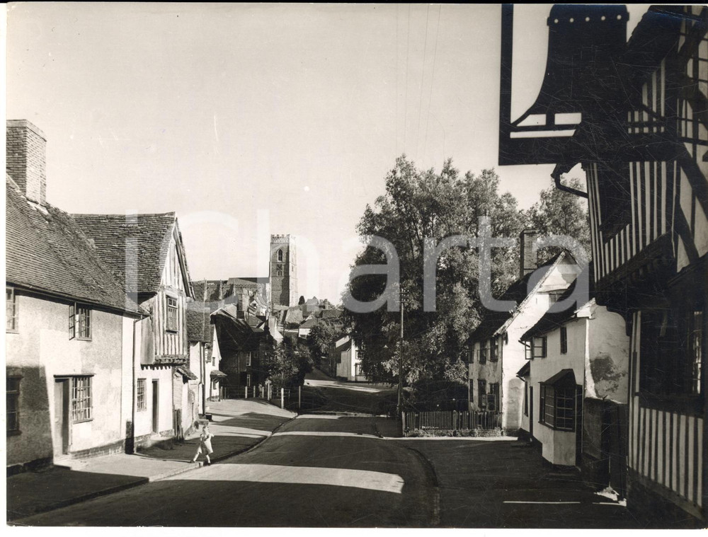 1958 KERSEY (SUFFOLK) Autumn in the village *ARTISTIC photo 20x15 cm