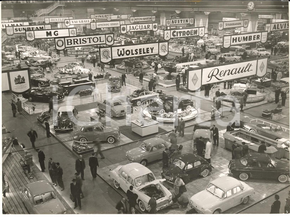 1958 LONDON MOTOR SHOW A panorama of the latest cars *Photo 20x15 cm