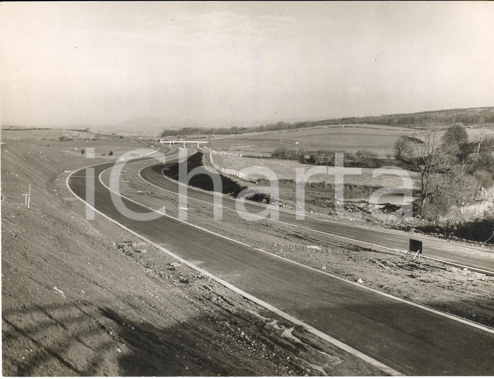 1960 UK New LANCASTER by-pass motorway M6 under construction *Photo 15x20
