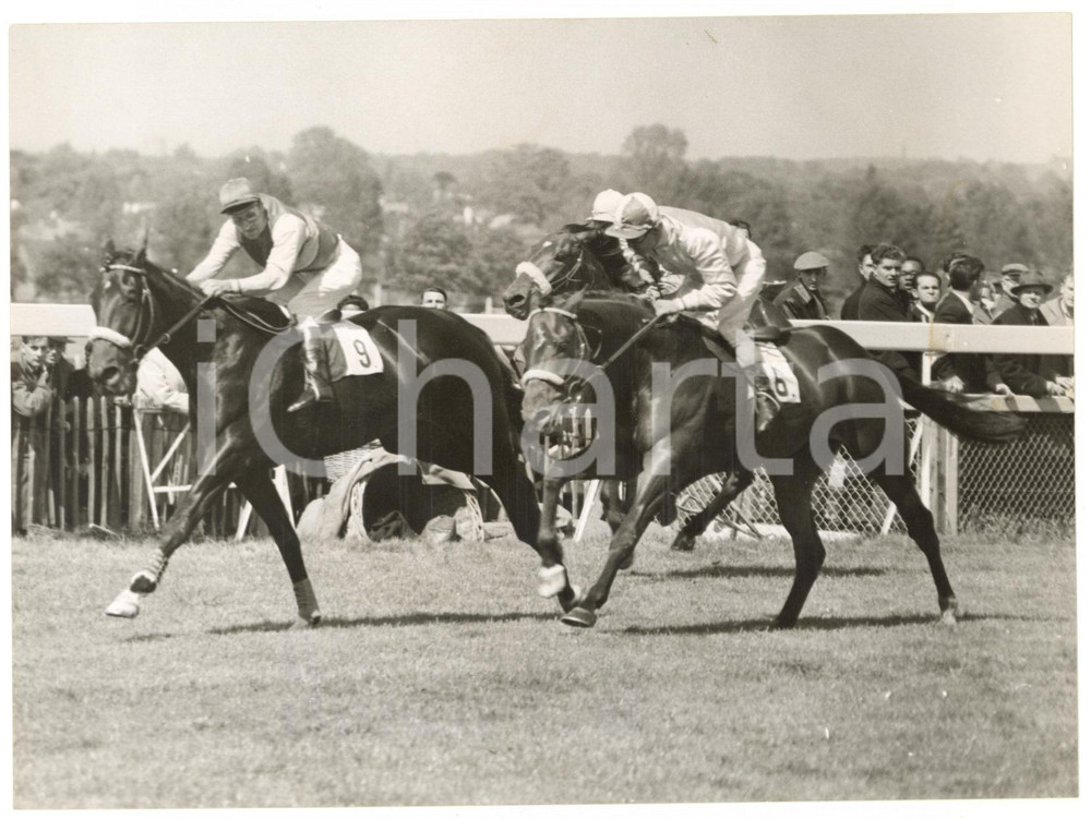 1958 SANDOWN PARK Wellington Handicap - Scobie BREASLEY winning on NERO'S LOVE
