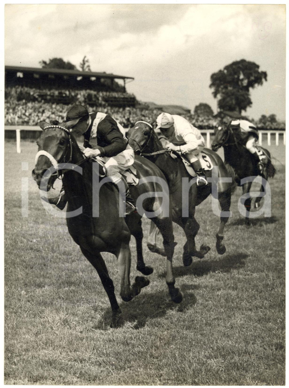 1953 ALEXANDRA PARK Metropolitan Handicap - Doug SMITH winning on EASTERN CHANCE