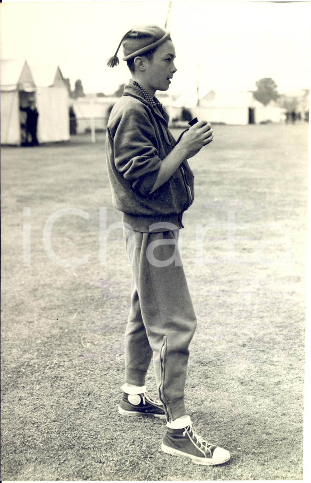 1953 HENLEY-ON-THAMES Royal Regatta - French cox Lionel BIET *Photo 13x20 cm