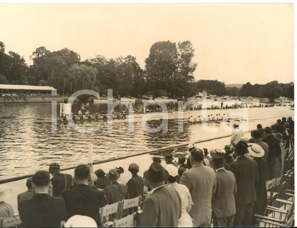 1955 HENLEY ROYAL REGATTA Soviet Club KRASNOE ZNAMYA beats JESUS COLLEGE Photo