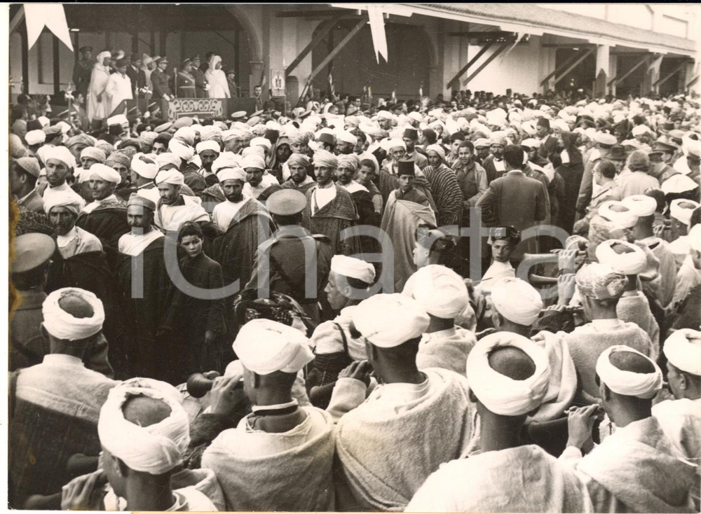 1954 TETOUAN (MAROCCO)M Manifestazioni a sostegno del deposto sultano *Foto