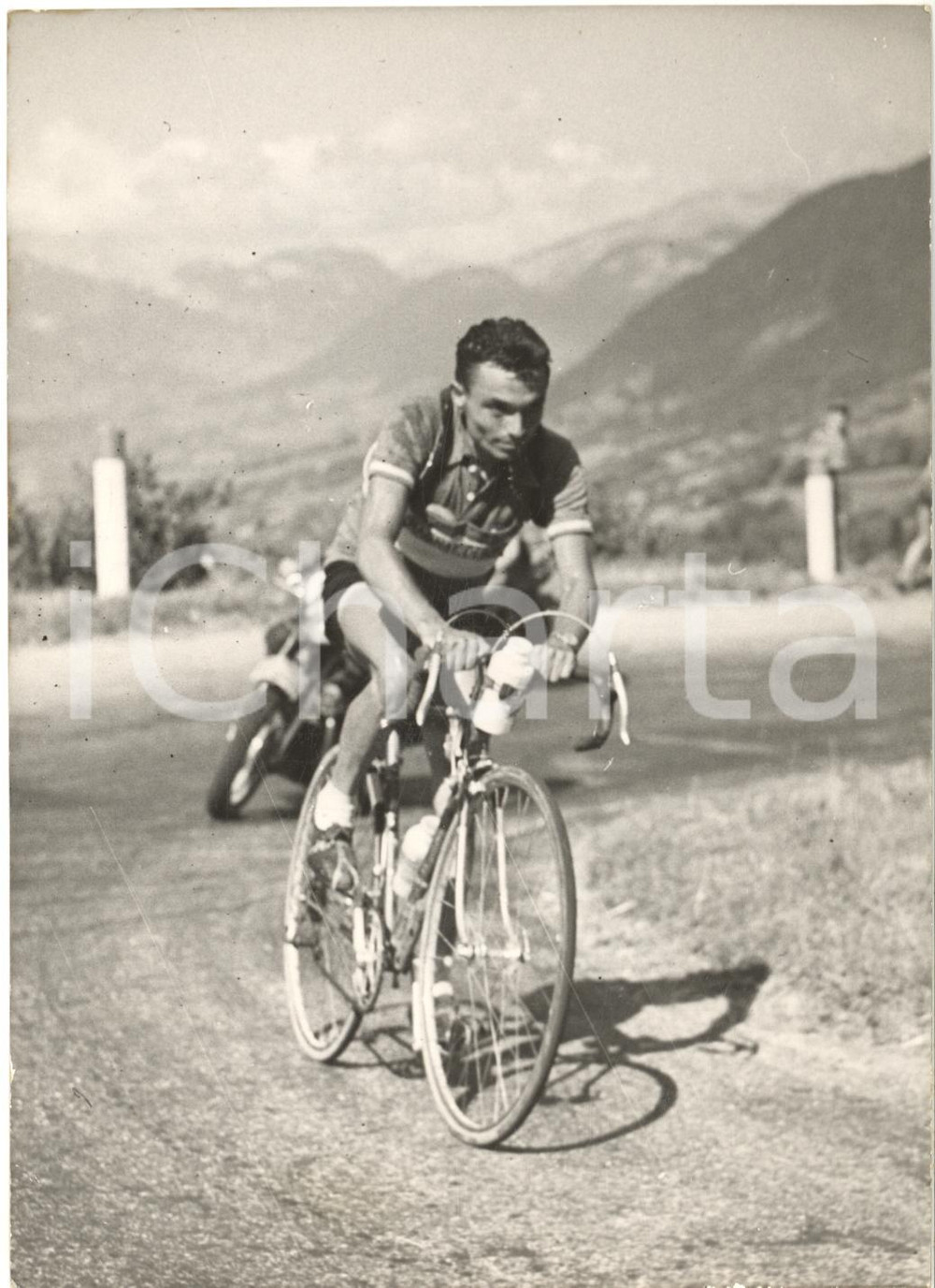 1954 TOUR DE FRANCE Etape BRIANÇON-AIX-LES-BAINS - Jean DOTTO au Col PLAINPALAIS