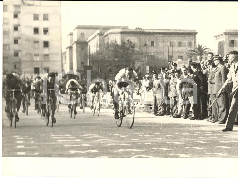 1959 NAPOLI CICLISMO Giro della Campania - Rino BENEDETTI vincitore *Foto 18x13