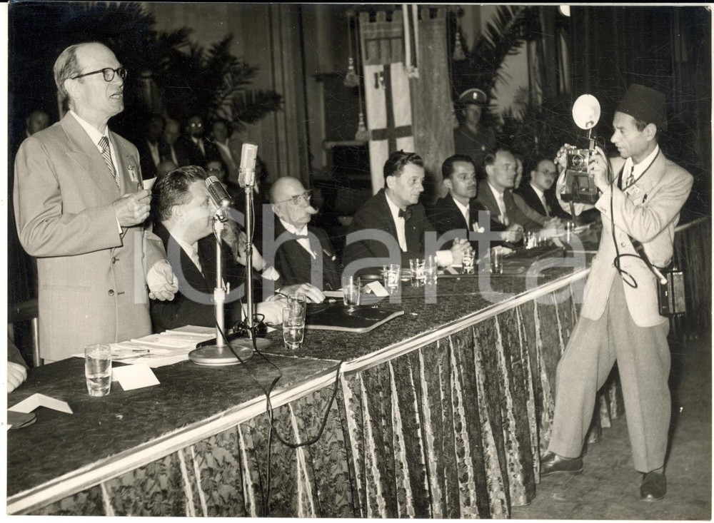 1955 BOLOGNA Congresso Internazionale di Esperanto - Il tavolo dei relatori